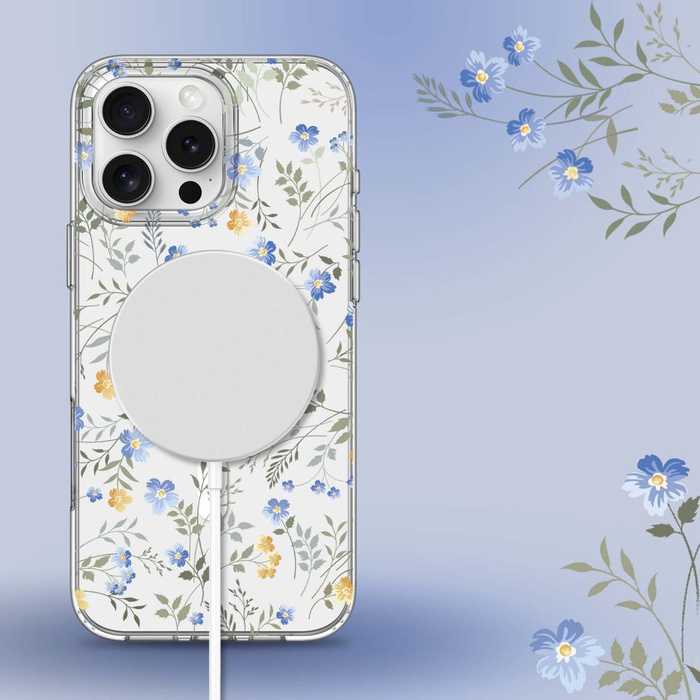 ETUI TECH-PROTECT MAGMOOD MAGSAFE IPHONE 16 PRO MAX SPRING FLOWERS