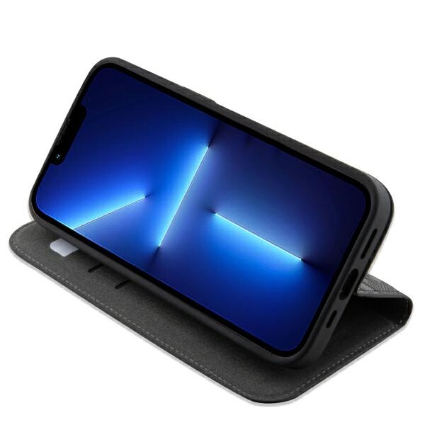 Hülle Karl Lagerfeld KLBKP14SSAKLHPK iPhone 14 6,1" Buchcase schwarz/schwarz Saffiano Monogram Case