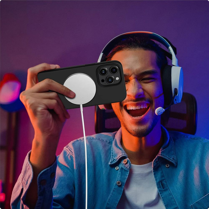 Puzdro Tech-protect Silikón MagSafe iPhone 15 Plus Candy Pink Case