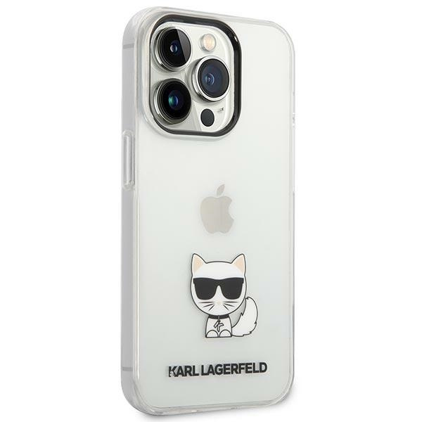 Hülle KARL LAGERFELD Apple iPhone 14 Pro Max Choupette Body Klar Hartcase