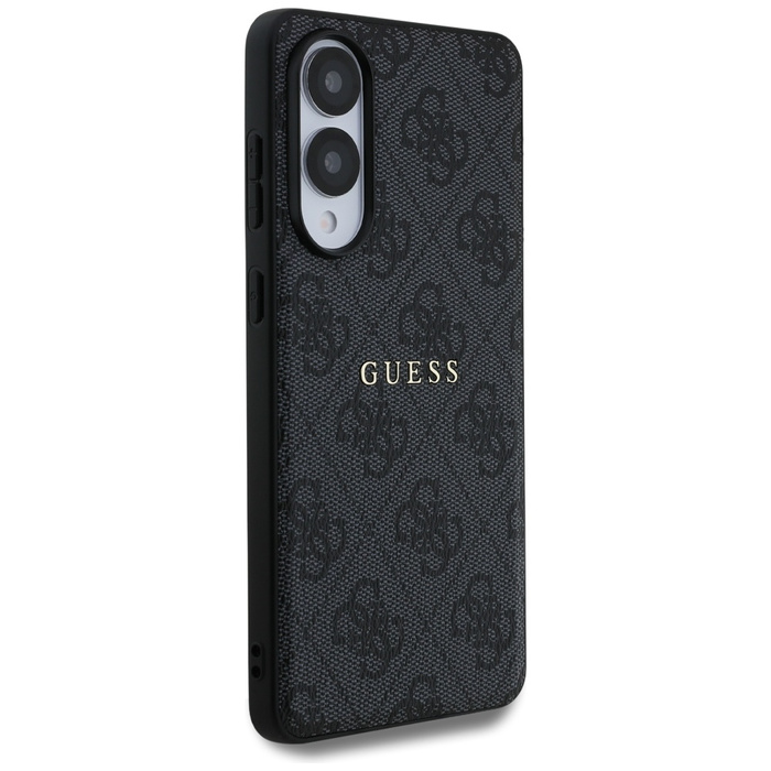 Etui Guess 4G Ring Classic Logo MagSafe  Samsung Galaxy S25 Edge czarny