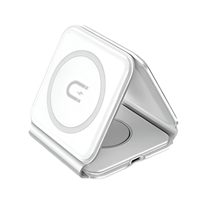 Chargeur inductif Dudao A11N 15W 3en1 - blanc