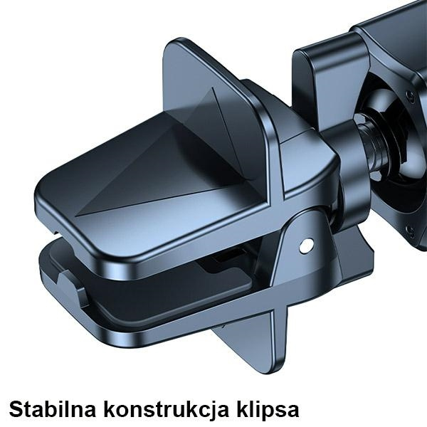 USAMS Magnetic Car Wireless Charging 15W indukciós Tartó a szellőzőrácshoz szürke / szürke CD170DZ01 (US-CD170)