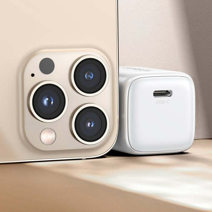 Caricatore gaN 20W USB-C Ugreen Nexode mini CD318 - bianco