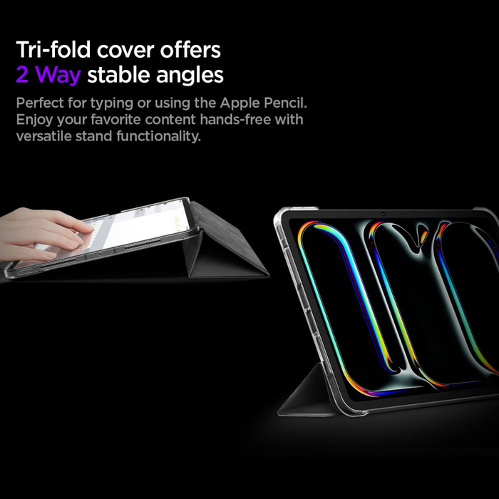 Spigen Liquid Air FOLIO IPad PRO 11" 5 / 6 2024-2025 BLACK