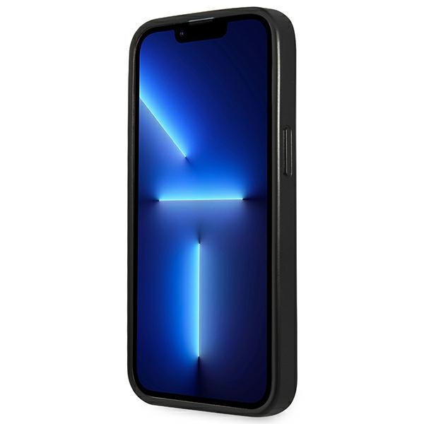 Hülle Guess GUHCP14XPSATLG iPhone 14 Pro Max 6,7" silber/silber hartcase SaffianoDreieck Logo