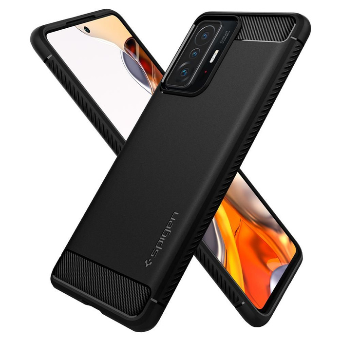 Case Spigen Xiaomi 11T 5G 11T Pro 5G Rugged Armor MATTE Black Case