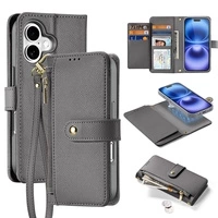 Dux Ducis Lawa Leather Case for iPhone 16 - Gray