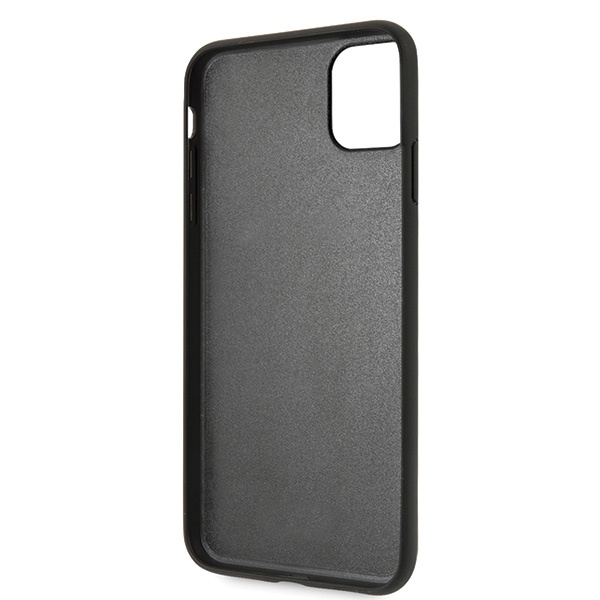 Puzdro BMW Apple iPhone 11 Pro Max PU Carbon Black Case