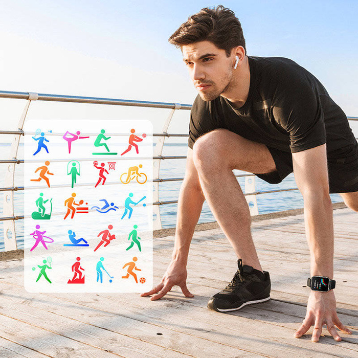 Joyroom Fit-Life Pro Smartwatch dunkelgrau (JR-FT3)