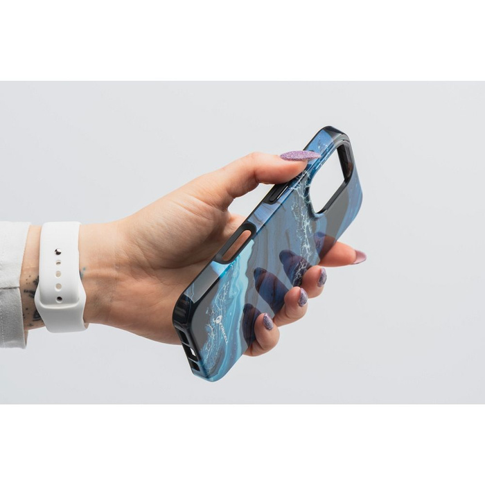 Etui na iPhone 16 PLUS Forcell F-Protect Mirage zgodny z MagSafe Military Drop-Test deep sea