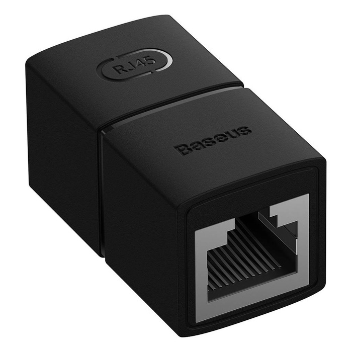 Síťový konektor Baseus AirJoy Series RJ-45 Ethernetový kabelový konektor 1 ks - černý