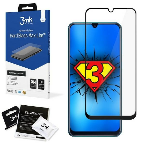 3MK Samsung Galaxy M21 HardGlass Max Lite Vetro nero