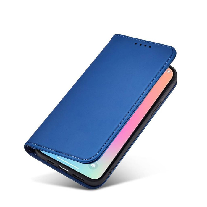 Custodia per carte magnetiche per iPhone 13 Pro cover porta carte porta carte blu