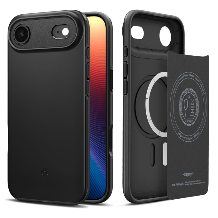 Case Spigen IPhone 17 AIR Thin Fit Mag MagSafe BLACK