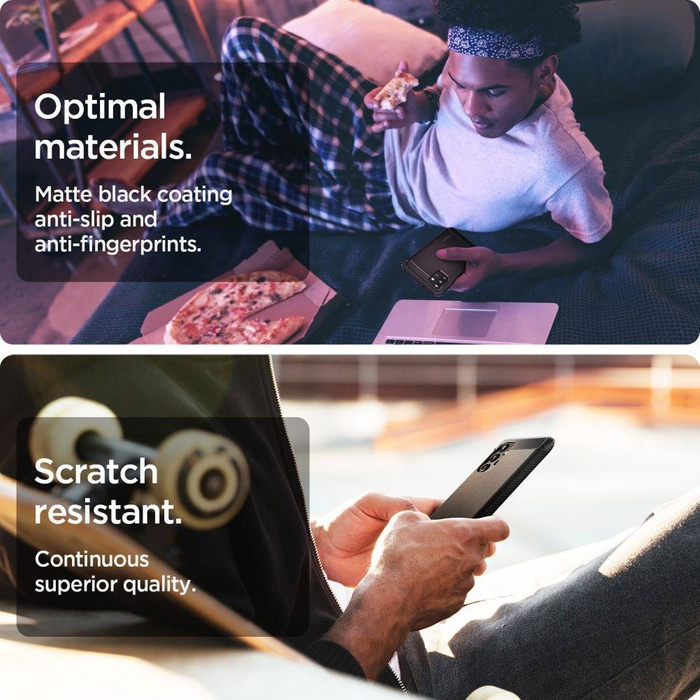 Coque Spigen Samsung Galaxy A13 4G LTE Rugged Armor MATTE Noir Case