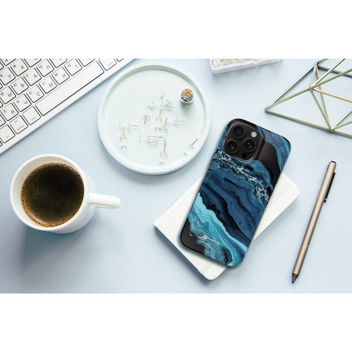 Etui na iPhone 16 PRO Forcell F-Protect Mirage zgodny z MagSafe Military Drop-Test deep sea