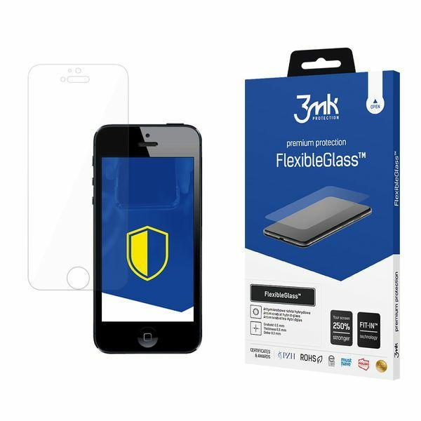 3MK FlexibleGlass iPhone 5/5S/SE Hybridné sklo