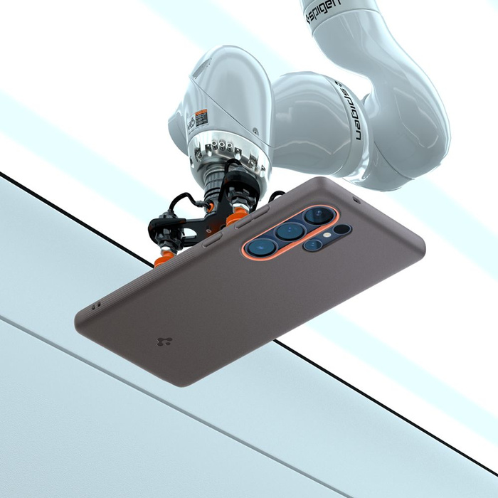 Spigen Mag MagSafe NANO POP GALAXY S25 ULTRA PAPAYA GRAU