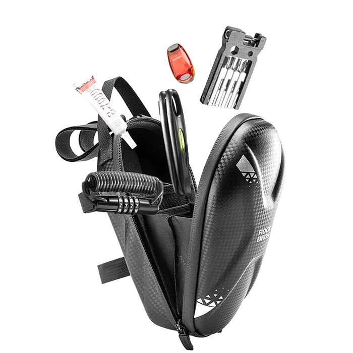 Rockbros bag 3011006301 for the handlebar of a bicycle or scooter 1.3 l - black