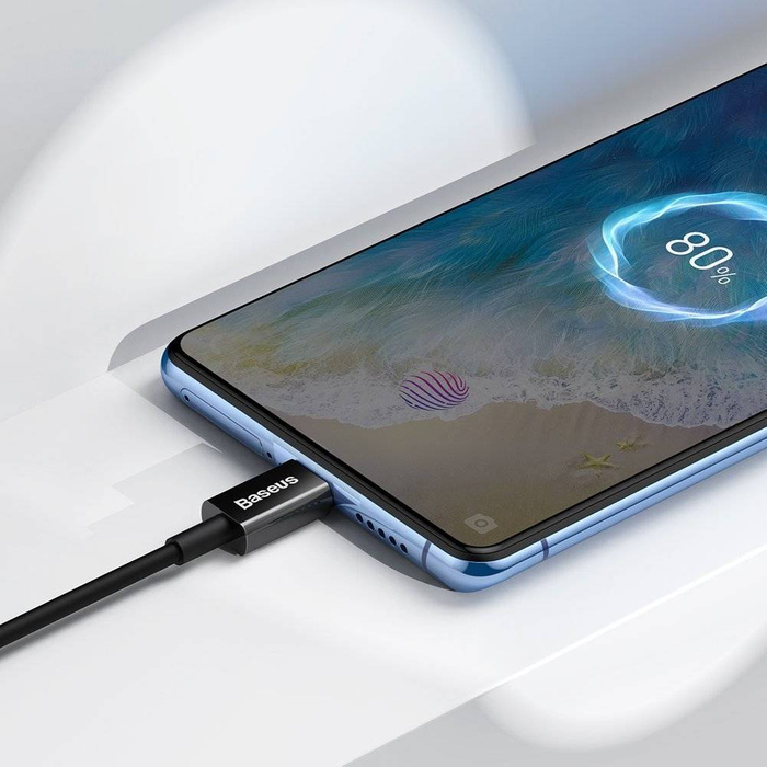 Baseus Superior Series USB - Câble de données de charge rapide micro USB 2A 1m noir (CAMYS-01)