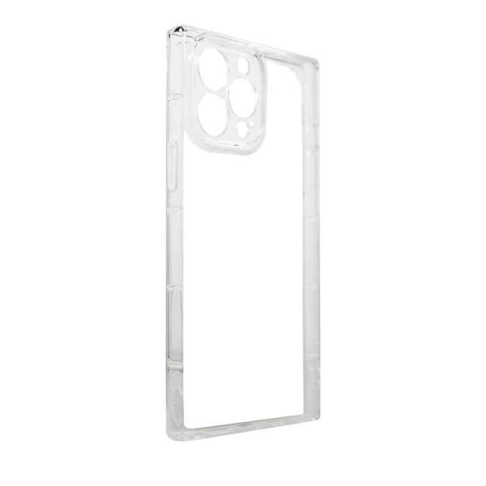 Square Clear Case etui do iPhone 12 Pro Max żelowy pokrowiec przezroczysty