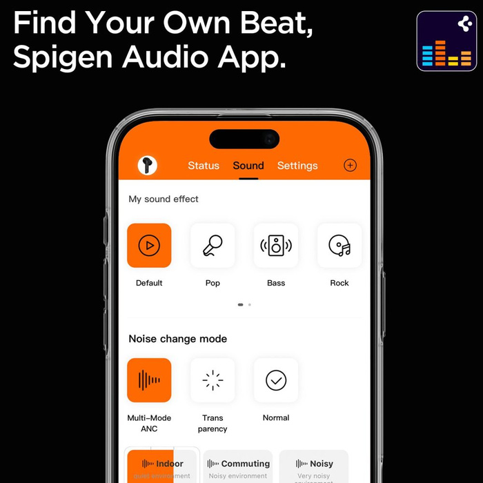 Spigen SA2401 ANC PRO IN-EAR-KOPFHÖRER SCHWARZ