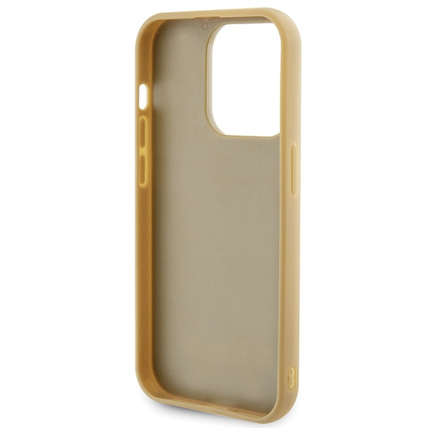 Etui Guess GUHCP15LPMSDGSD iPhone 15 Pro 6.1" złoty/gold hardcase Disco Metal Script Case