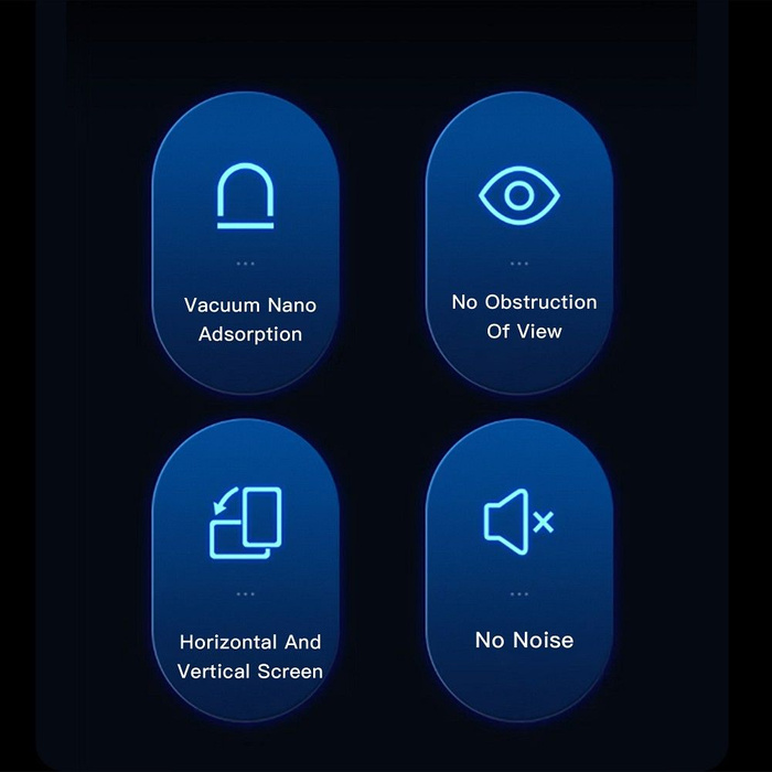 Uchwyt na telefon do samochodu magnetyczny Forcell F-Grip MagLuxe do szyby / deski / kratki czarny