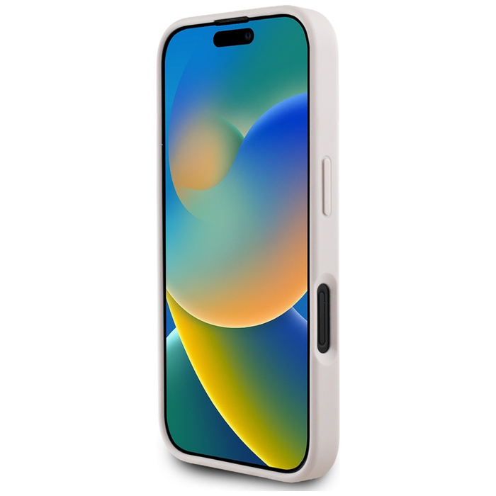 Etui Guess 4G Circle Classic Logo        MagSafe do iPhone 16 różowy