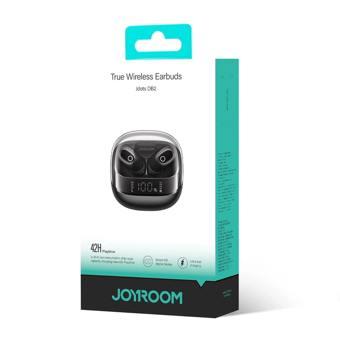 Bezdrátová sluchátka TWS Joyroom Jdots JR-DB2 Bluetooth 5.3 - černá