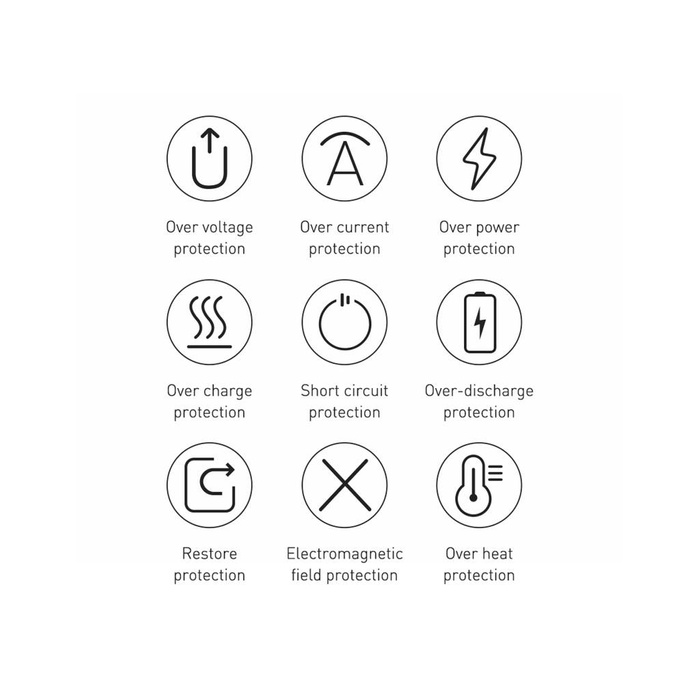 Power Bank de carga rápida Baseus Bipow 10000mAh 20W blanco (Overseas Edition) + USB-A - Cable micro USB 0.25m blanco (PPBD050502)