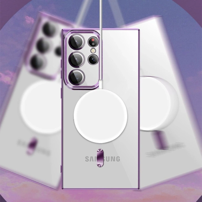 Etui Wozinsky Electroplated Magsafe na Samsung Galaxy S24 FE - złote