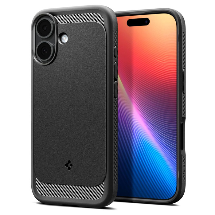 Case Spigen IPhone 17 Rugged Armor Mag MagSafe MATTE BLACK