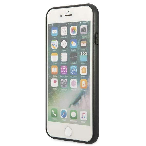 Guess GUHCI8G4GFBR iPhone SE 2022 / 2020 / 7 / 8 braun/braun hart case 4G Metall Gold Logo