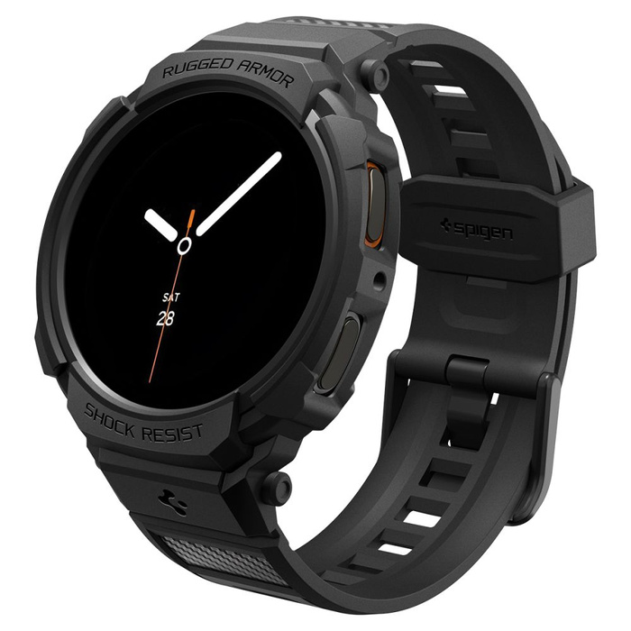 Spigen Rugged Armor "PRO" SAMSUNG Galaxy Watch 8 (44 MM) MATTE SCHWARZ