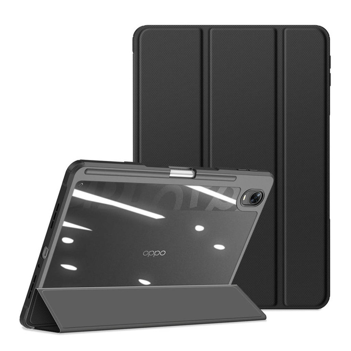 Dux Ducis Toby Armored Flip Smart Case für Oppo Pad mit Stifthalter Schwarz