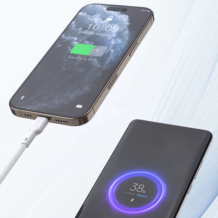 Dudao L9X 30W USB-C - Lightning Kabel 2m - Weiß