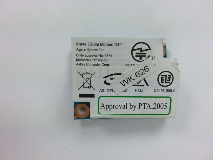 Modem TOSHIBA A110 M70 K000033730