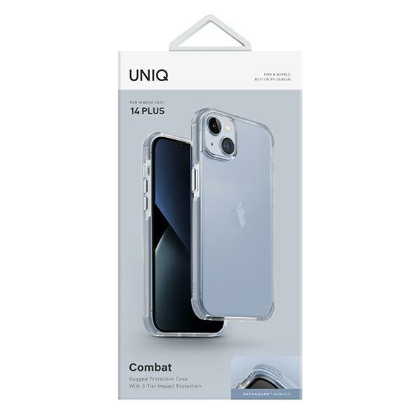 UNIQ obal Combat iPhone 14 Plus 6,7" modrá/aRCtic modrá