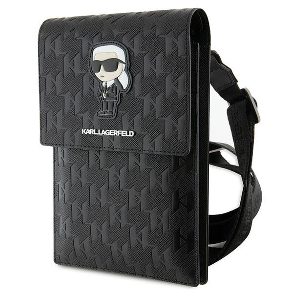 Karl Lagerfeld Handbag KLWBSAKHPKK black/black Saffiano Monogram Iconic