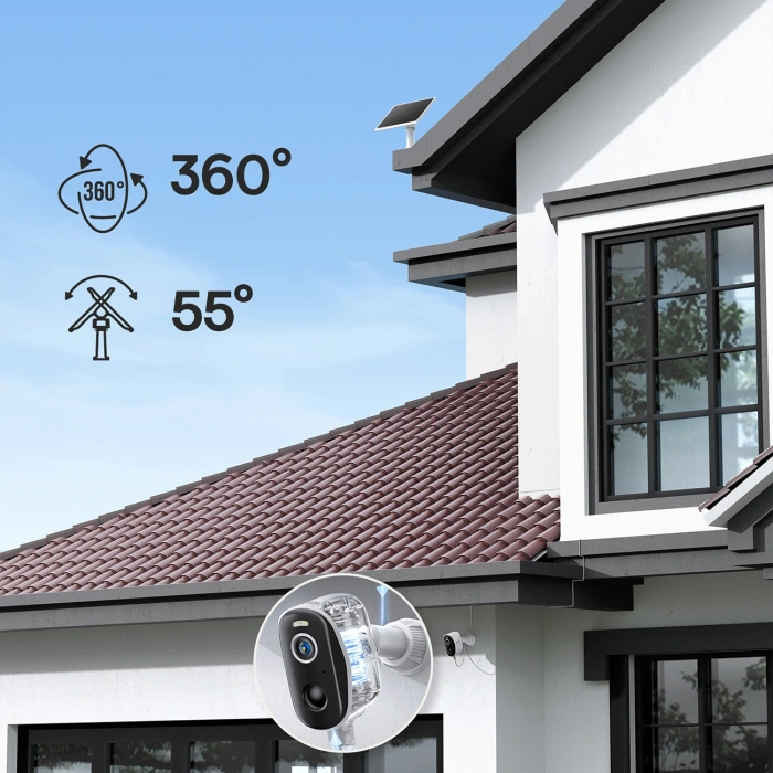 Panel fotowoltaiczny Baseus Security A1 - biały