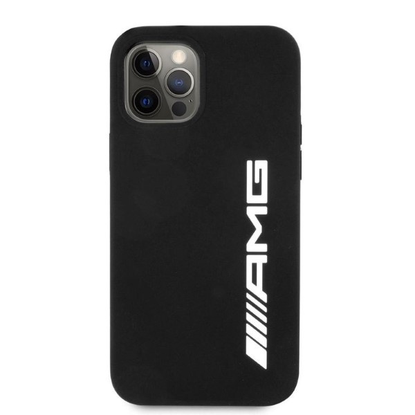 Hülle AMG iPhone 12 Pro Max 6,7" schwarz/schwarz hartcase Silicone Big Logo