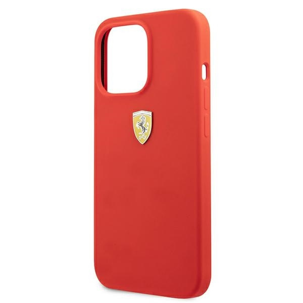 Case FERRARI Apple iPhone 13 13 Pro Silicone Red Hardcase