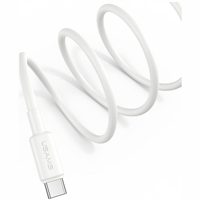 Kabel USAMS U90 3A USB-A do USB-C biały