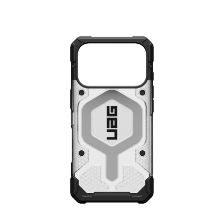 UAG Pathfinder Clear MagSafe - etui do iPhone 17 Pro kompatybilne z MagSafe (ice/silver)