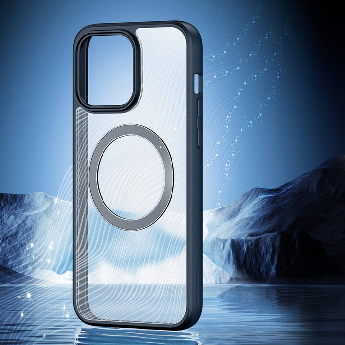 Custodia blindata per iPhone 15 Pro Max con MagSafe Dux Ducis Aimo Mag - nera