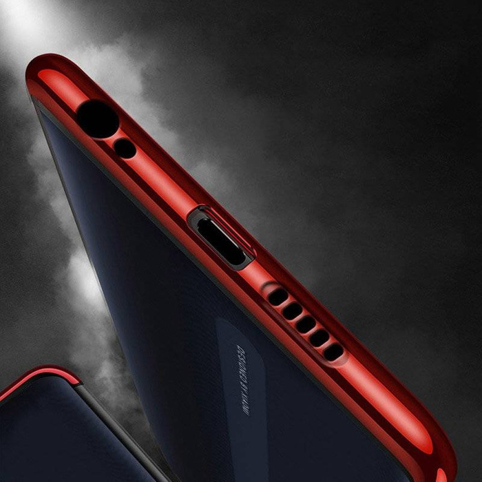 Čirá barva case gelový kryt pouzdro s kovovým rámečkem Xiaomi Redmi 8A černý