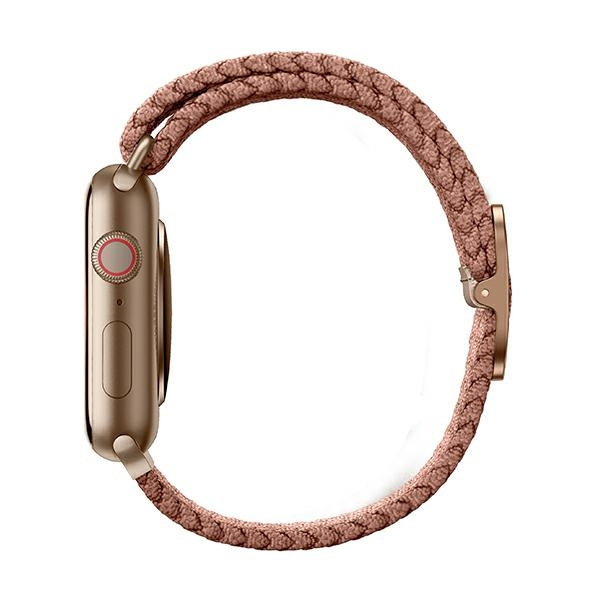 Cinturino Uniq Aspen Apple Watch 44/42 / 45mm Rosa intrecciato / rosa pompelmo