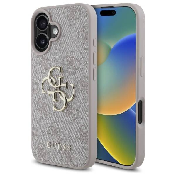 Etui Guess iPhone 16 Plus 6.7" różowe/pink hardcase 4G Big Logo